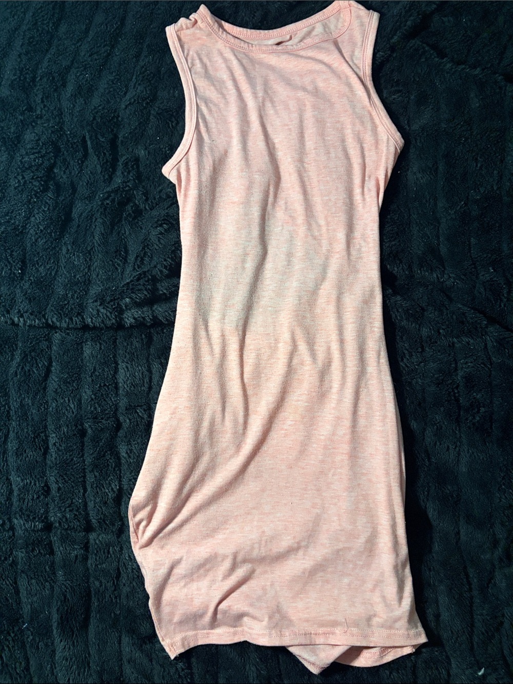 Source Unknown Sleeveless Midi Tank Dress in Light Pink